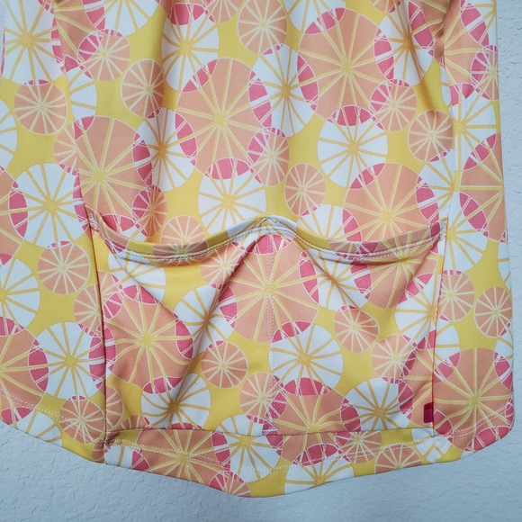 TERRY Razorback Half Zip Tank Starburst Print.  Size Medium - Picture 5 of 7